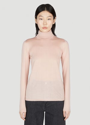 Max Mara Rollneck Sweater Pink max0253029