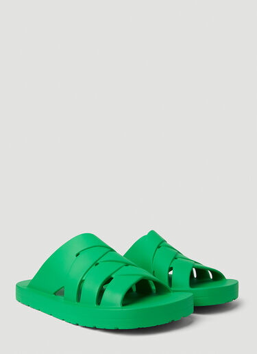 Bottega Veneta Plat Sandals Green bov0151057