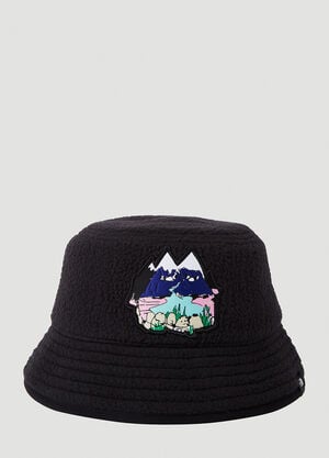The North Face Black Box Graphic Patch Bucket Hat Black tbb0250001