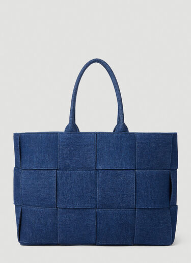 Bottega Veneta Arco Denim Tote Bag Blue bov0352007