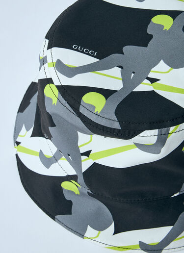 Gucci Printed Bucket Hat Black guc0160019
