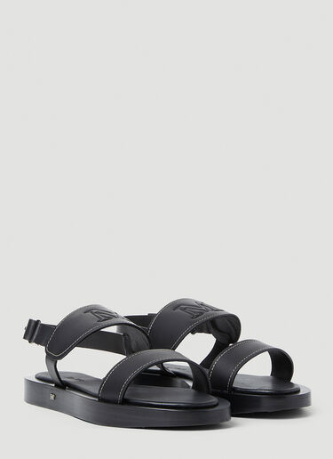 Max Mara Diana 샌들 블랙 max0252039