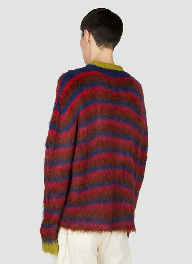 Brain Dead Striped Sweater Red bra0353005