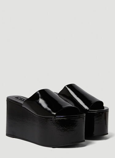 SIMON MILLER Blackout Platform Sandals Black smi0249035