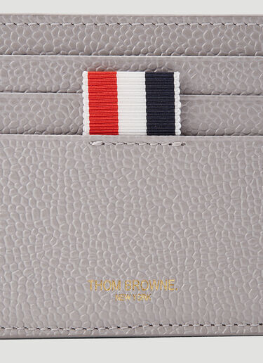 Thom Browne Logo Cardholder Grey thb0144004