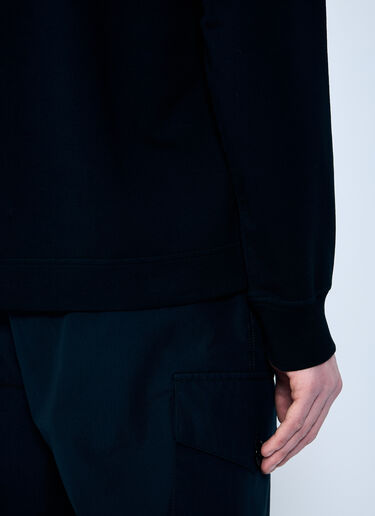 Stone Island Ghost Logo Patch Sweatshirt Black sto0160042