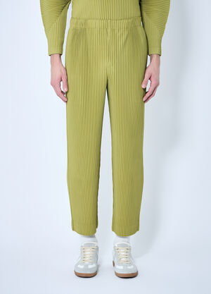 Homme Plissé Issey Miyake Straight Pleated Pants Black hmp0160003
