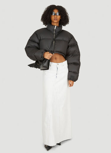 VTMNTS Cropped Puffer Jacket Black vtm0350001