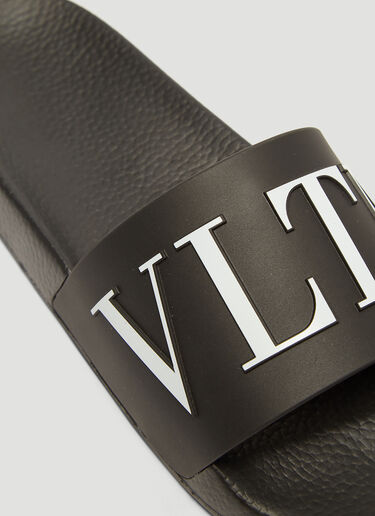 Valentino VLTN 슬라이드 샌들 Black val0135028