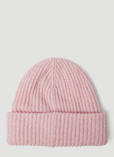 GANNI Classic Beanie Hat Pink gan0250050