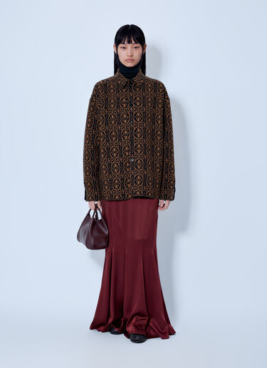 LN-CC® - Max Mara: Double-Faced Wool-Blend Overshirt - Black Max Mara Double-Faced Wool-Blend Overshirt Black max0266017