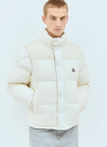 Moncler RE-ICONS Verone Reversible Short Down Jacket Off white mvs0158001
