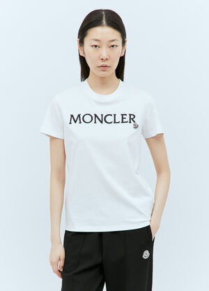 Moncler Logo Patch T-Shirt Black mon0257050