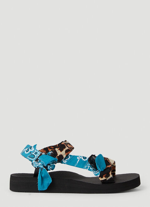 Arizona Love Bandana Leopard Trekky Sandals Red arz0253007