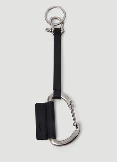 Jil Sander+ Leather Keyring Black jsp0151017