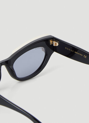 Gucci Embellished Cat Eye Sunglasses Black guc0247367