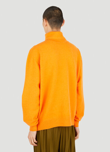 High Neck Sweater Homme Plissé Issey Miyake High Neck Sweater Orange hmp0151001