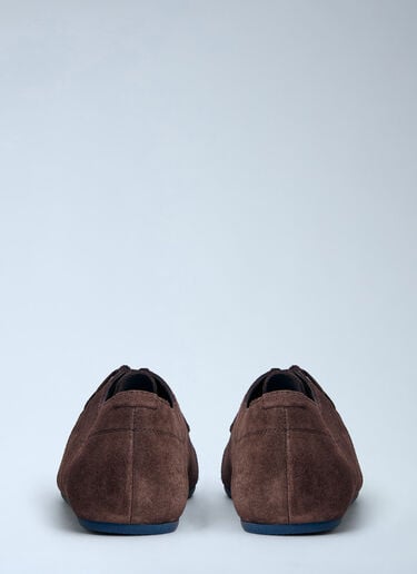 LN-CC® - Jil Sander: Suede Moccasin Shoes - Brown Jil Sander Suede Moccasin Shoes Brown jil0265023