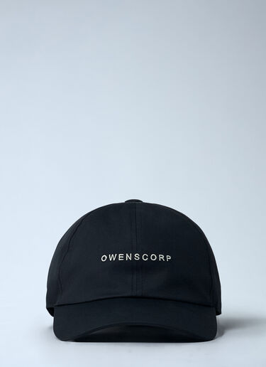 Logo Motif Baseball Cap Rick Owens Logo Motif Baseball Cap Black ric0161038