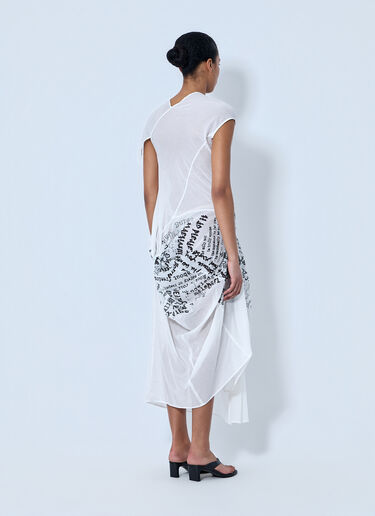 LIMI Feu Twisted Dress B White lmf0264009
