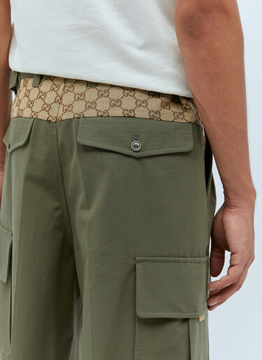 Gucci Cargo Bermuda Shorts Green guc0153048