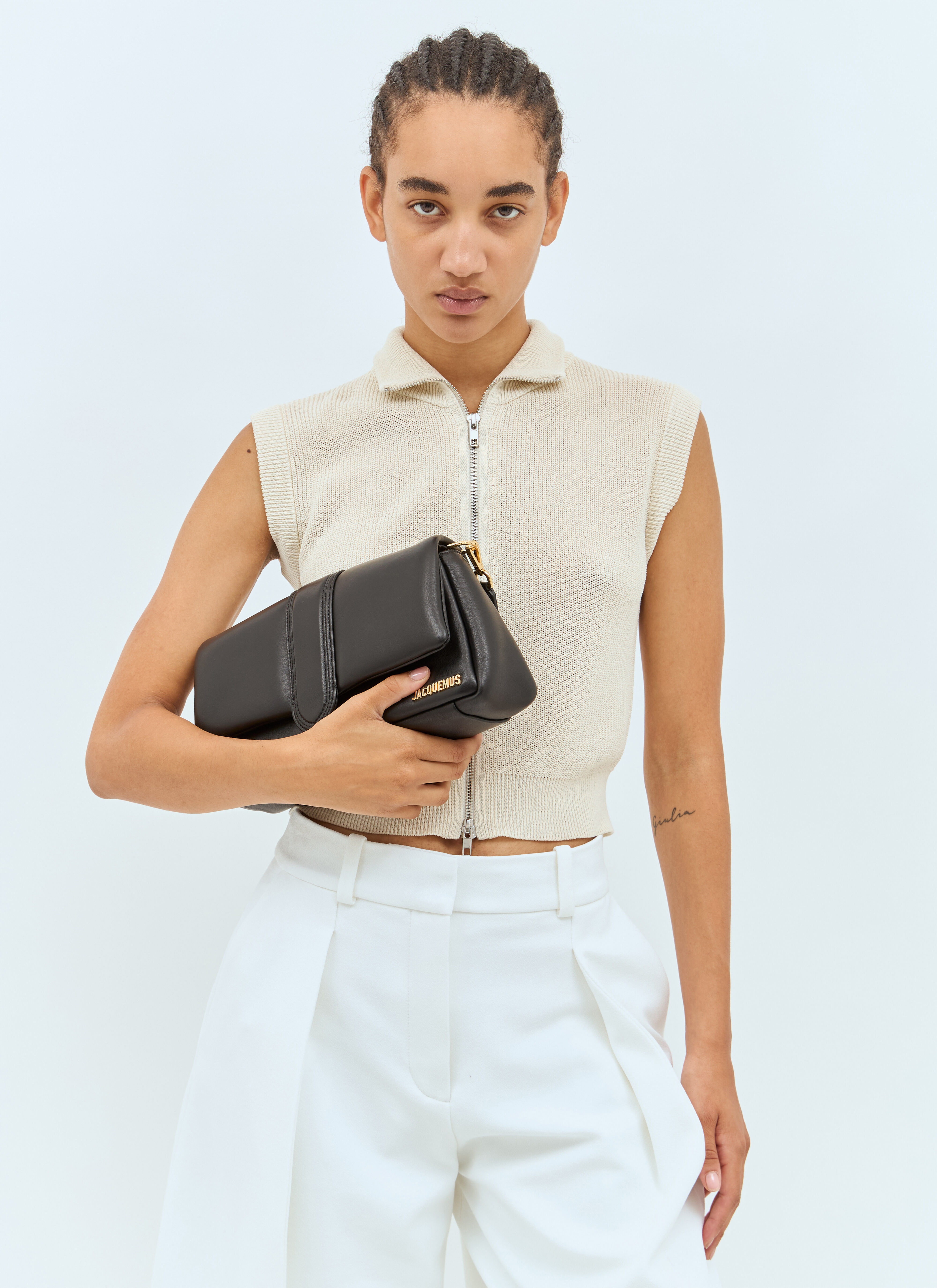 Jacquemus Le Bambimou Shoulder Bag in Black | LN-CC