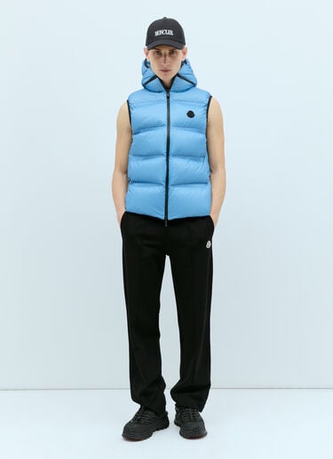 Moncler Lausen ダウンジレ ブルー mon0158004
