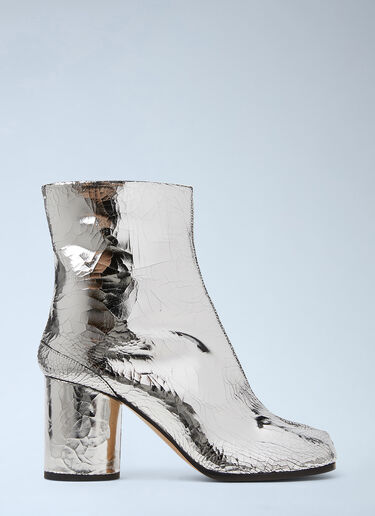 Metallic Tabi H80 Boots Maison Margiela Metallic Tabi H80 Boots Silver mla0249017