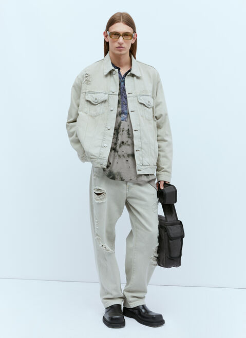 Acne Studios Relaxed Denim Jacket Grey acn0153018
