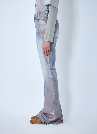 Acne Studios Fitted Glitter Jeans Blue acn0264019