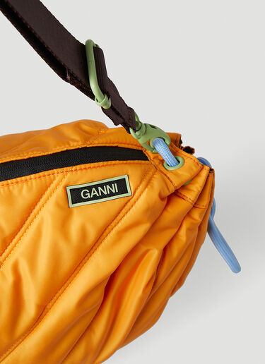 GANNI 绗缝 Tech Duffle 单肩包 橙 gan0247056
