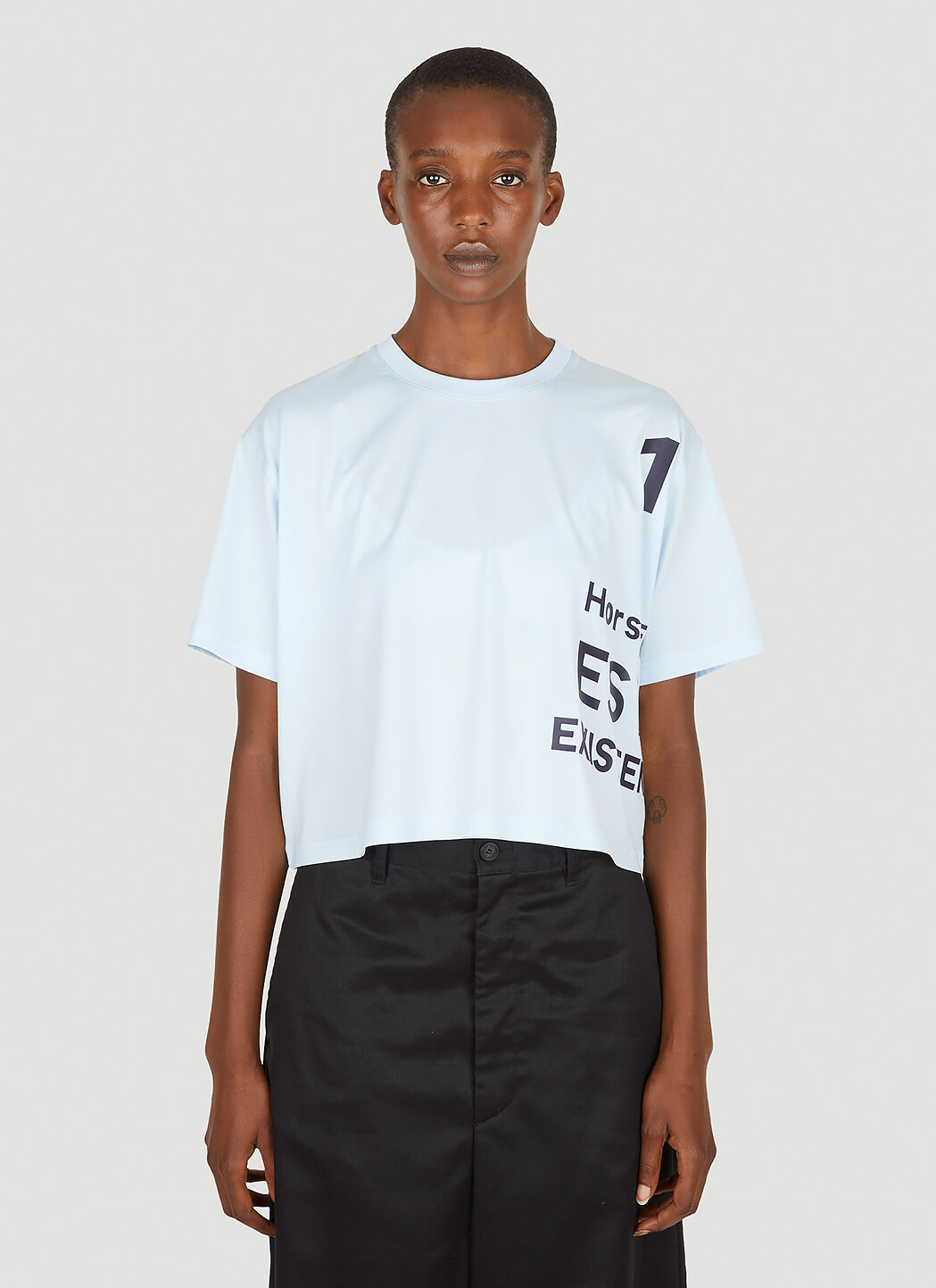 Burberry Laney T Shirt in Light Blue LN CC