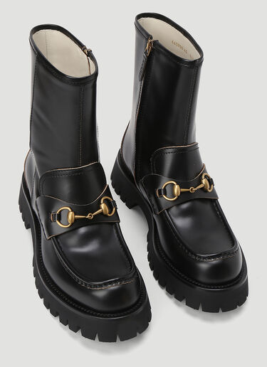 Gucci Horsebit Ankle Boots Black guc0243054