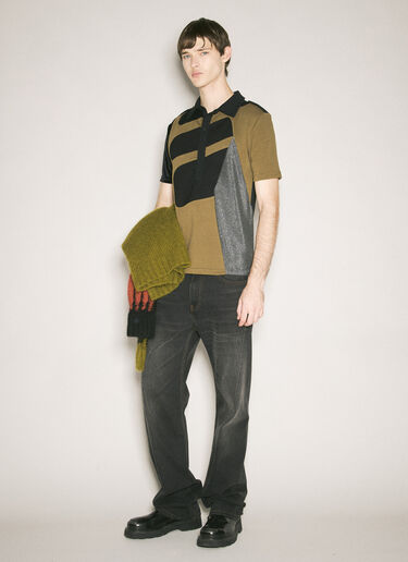 GmbH Patchwork Polo Shirt Green gmb0158003