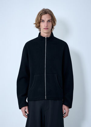 RIER Wool Zip-Up Jacket Black rrr0364003