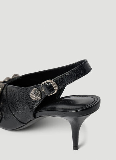 Balenciaga Cagole 露跟高跟靴 黑色 bal0253079