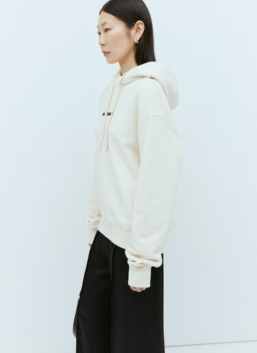 Jil Sander+ Felpa Hooded Sweatshirt Cream jsp0251010