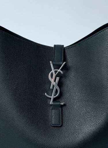 Saint Laurent Large Le 5 à 7 Leather Shoulder Bag Black sla0259088