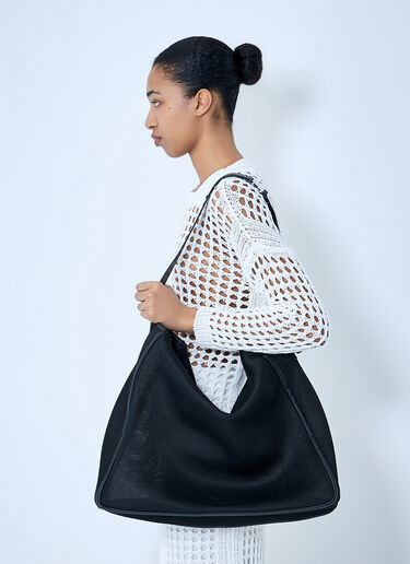 Max Mara 메시 숄더 백 대형 블랙 max0264317