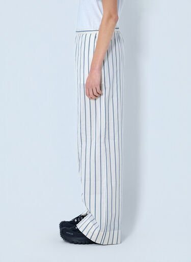 Moncler Striped Trousers White mon0264015