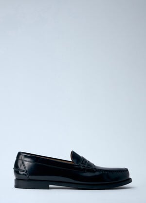 Prada Leather Loafers Black pra0164014