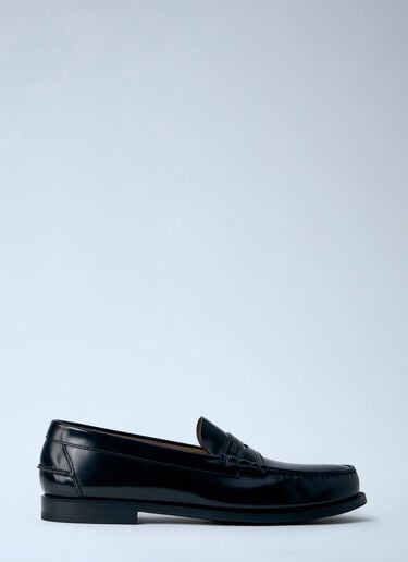 Prada Leather Loafers Black pra0164014