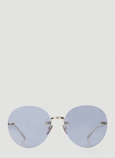 Gucci Frameless Round Sunglasses Gold guc0247362