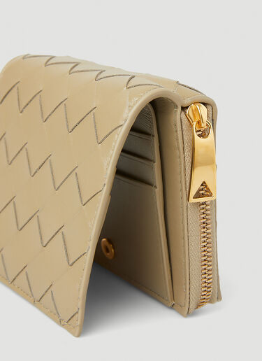 Bifold Intrecciato Wallet Bottega Veneta Bifold Intrecciato Wallet Gold bov0251048