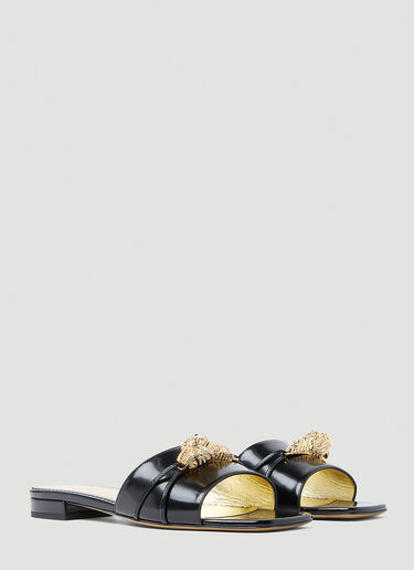 Gucci Dionysus 皮革凉鞋 黑色 guc0253117