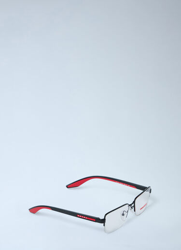 Prada Linea Rossa Semi-Rimless Optical Glasses Black lpl0362003