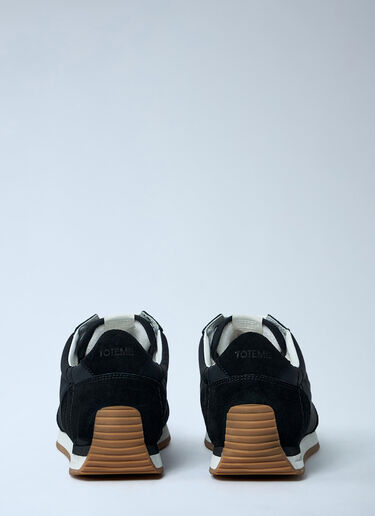 TOTEME Signature Sport Low-Top Sneakers Black tot0263057
