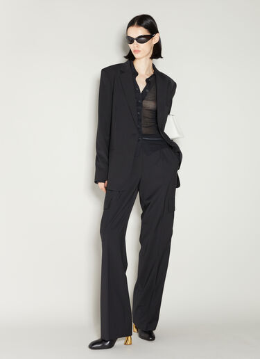 Helmut Lang Pull On Cargo Pants Black hlm0253008