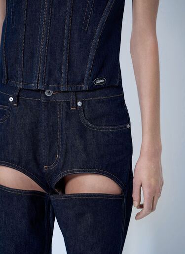 Jean Paul Gaultier Denim Corset Blue jpg0264005