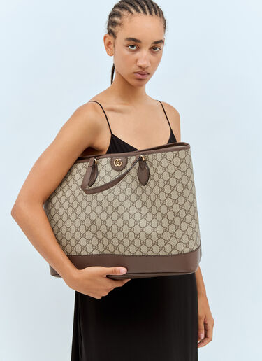 Gucci Ophidia Medium Tote Bag Brown guc0257132